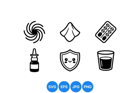 Cute Health Icons SVG Pack