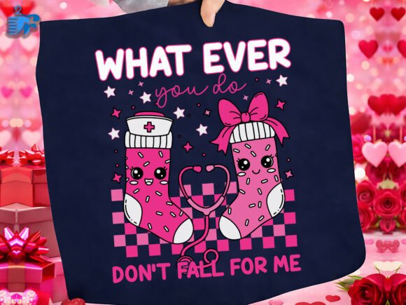 Cute Nurse Socks Fall Prevention Design