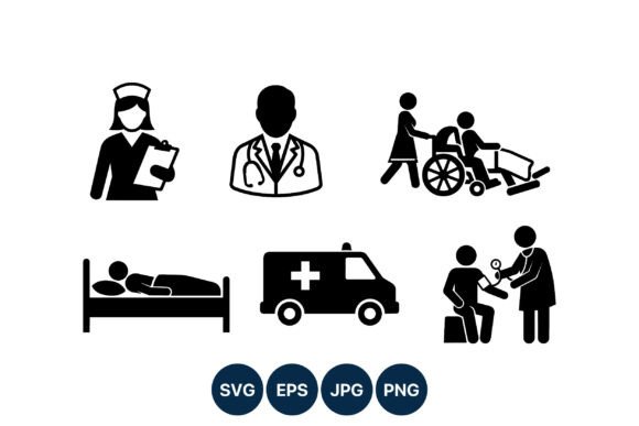 Medical Care Vector Icons Set
