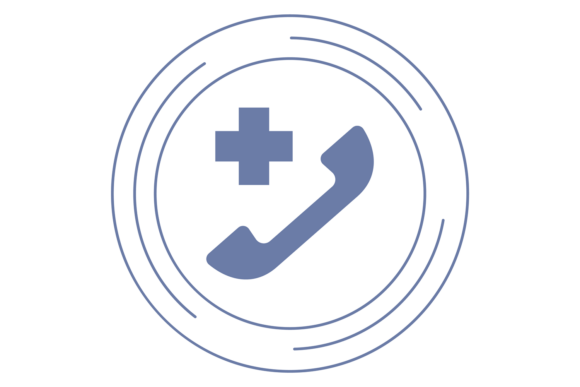 Medical Emergency Service Phone Call Line