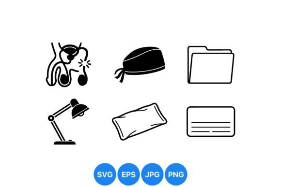 Medical Instrument Icon Set