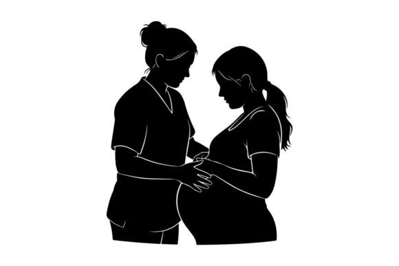 Nurse Assisting Pregnant Woman, Support