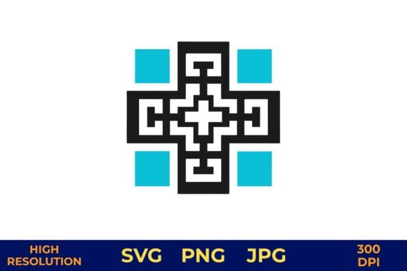 QR Code with Medical Cross Vector Design