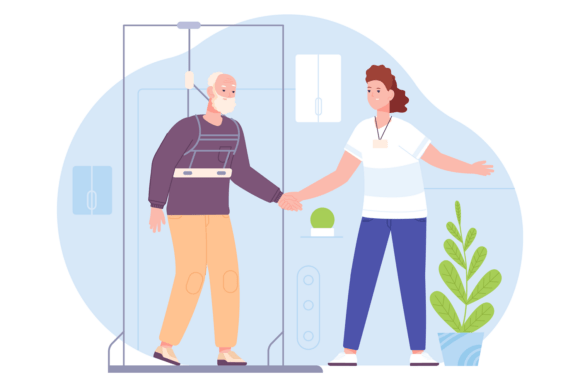 Senior Physiotherapy in Medical Clinic
