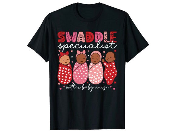 Swaddle Nurse Valentine’s Day T-Shirt